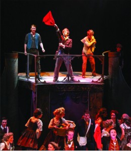 Curtain opens with Les Misérables - The Liberty Champion