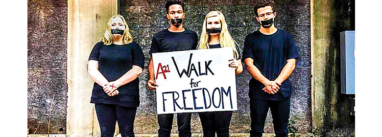 Walk For Freedom Seeks To Raise Awareness About Human Trafficking The Liberty Champion