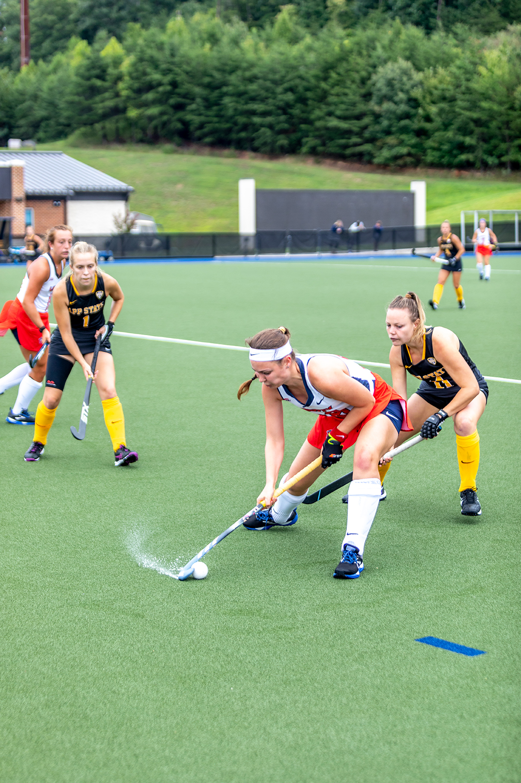 Liberty Field Hockey team wins first home game 52 against Appalachian