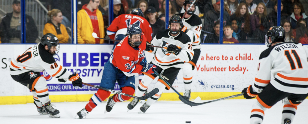 Liberty Men's D1 Ice Hockey Enters ACHA Championships Eyeing First