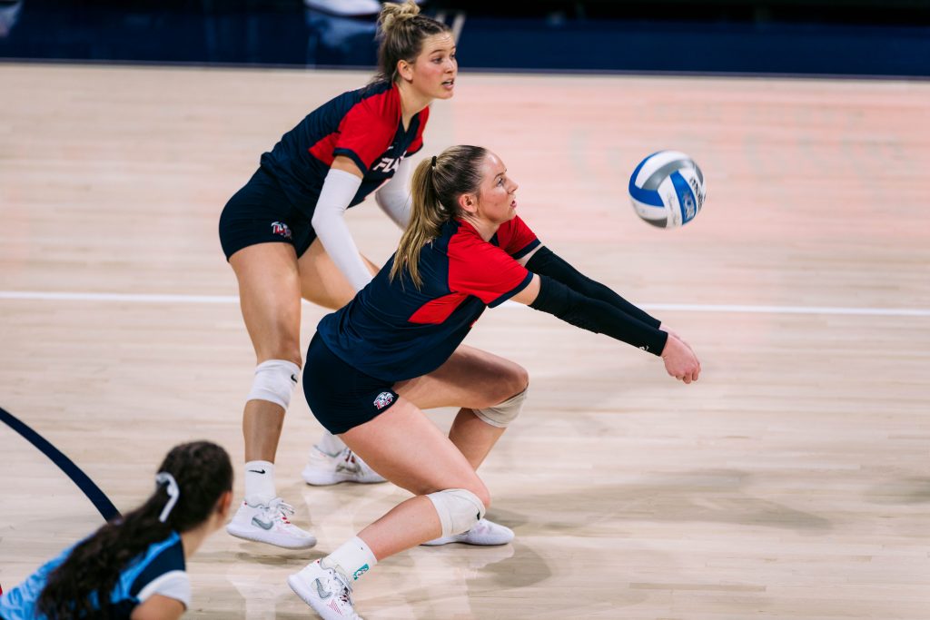 Volleyball gets ASUN win over UNF - The Liberty Champion