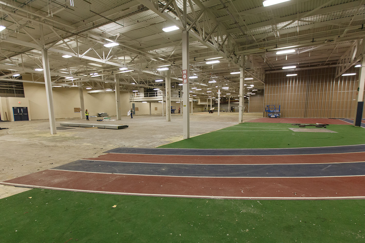 Over the summer, Liberty will continue to convert the former Tolsma Indoor Track in Marie F. Green Hall into administrative and academic space for the School of Communication & Creative Arts.