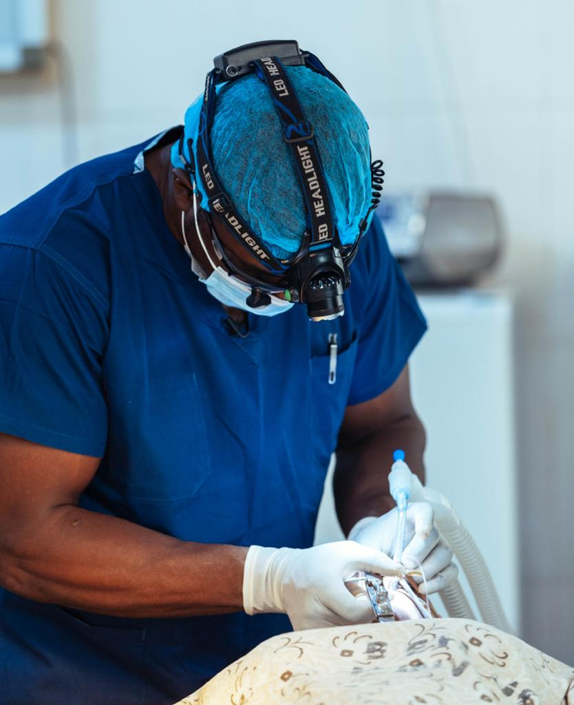 Former NFL player and Liberty University alumni, now an ENT doctor