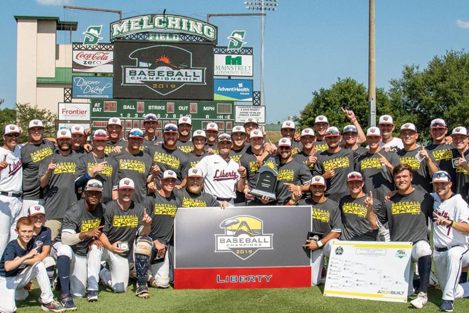 Baseball wins ASUN championship, seals bid to NCAA Regional » Liberty News