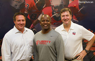 Jeff Barber, Turner Gill, and George Allen