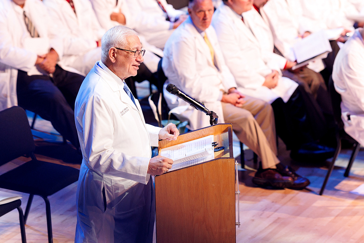 UofL's School of Medicine welcomes class of 2026 during its traditional  White Coat Ceremony