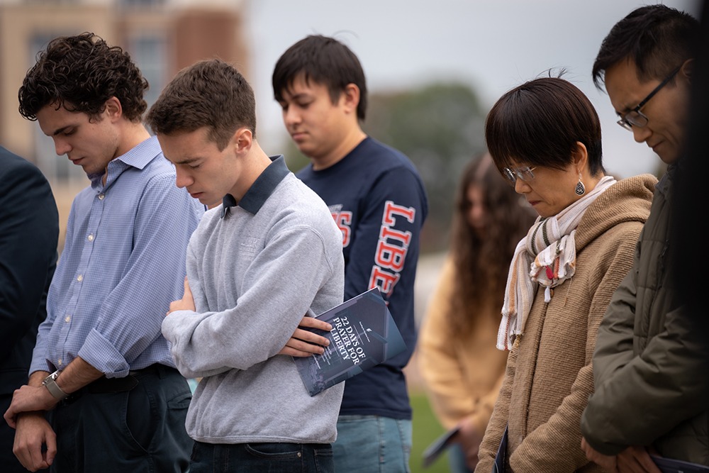 Liberty University’s Standing For Freedom Center Holds Weekly Prayer ...