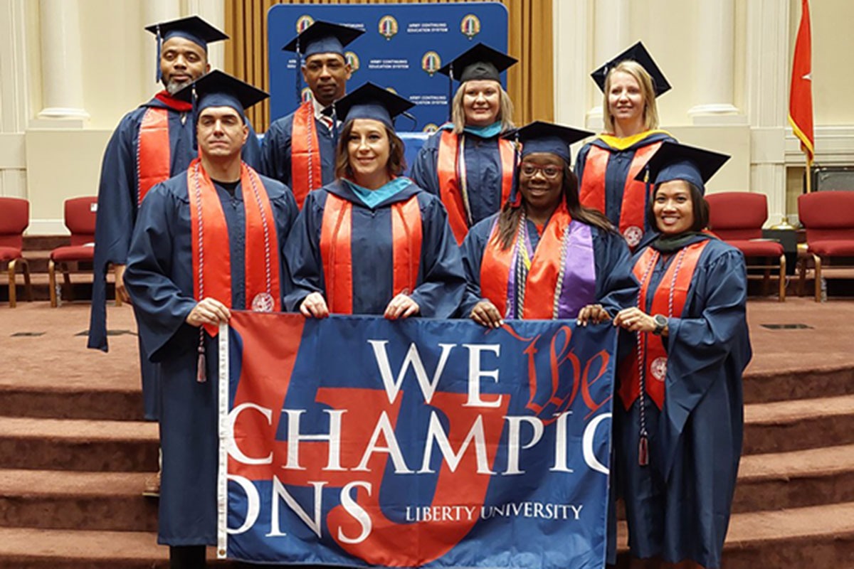 Liberty students receive degrees in special ceremonies at military installations » Liberty News