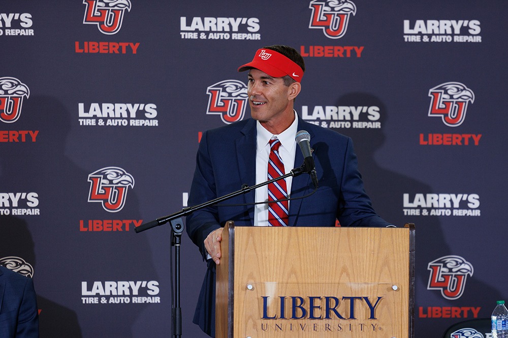 Liberty University has named Jamey Chadwell as new head football coach