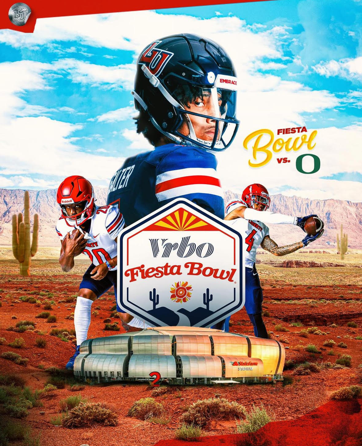 Liberty, University of Oregon to partner for service project ahead of Vrbo Fiesta Bowl