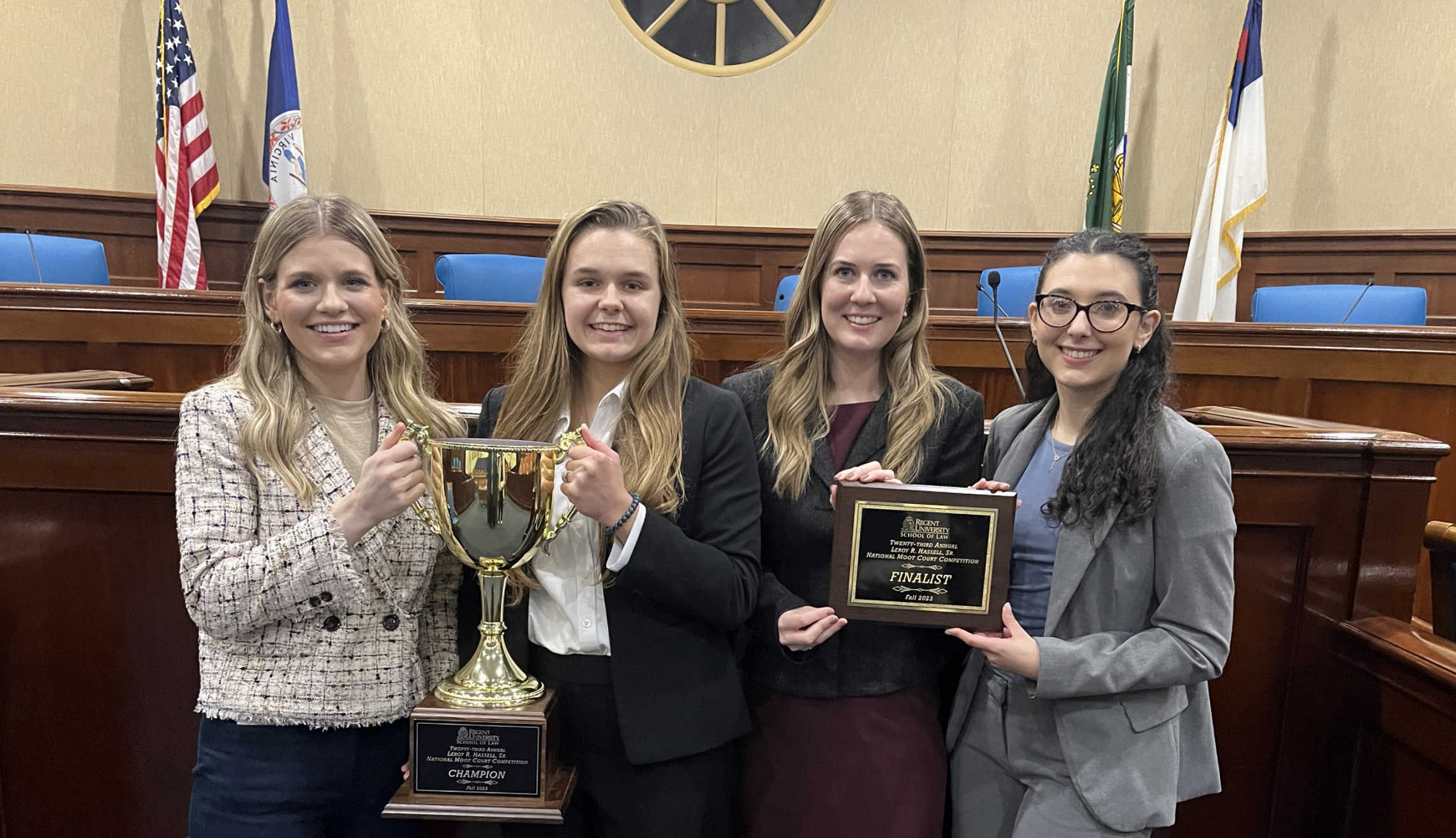 Liberty Law Moot Court team sweeps first and second at national