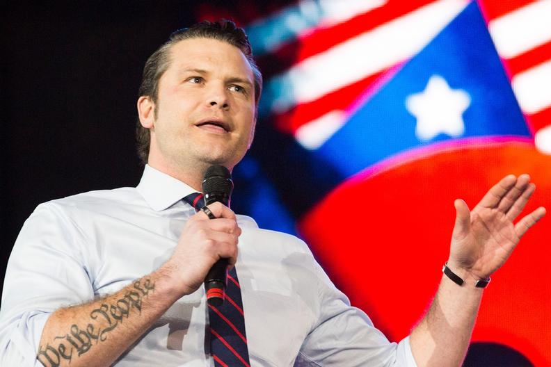 Fox News host and Army vet Pete Hegseth calls students to use their